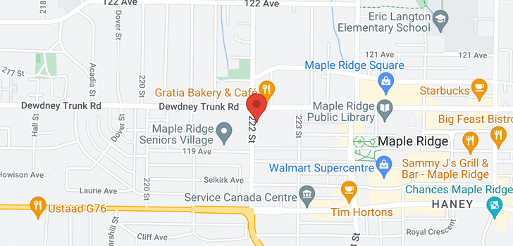 map of 601 11980 222ND STREET